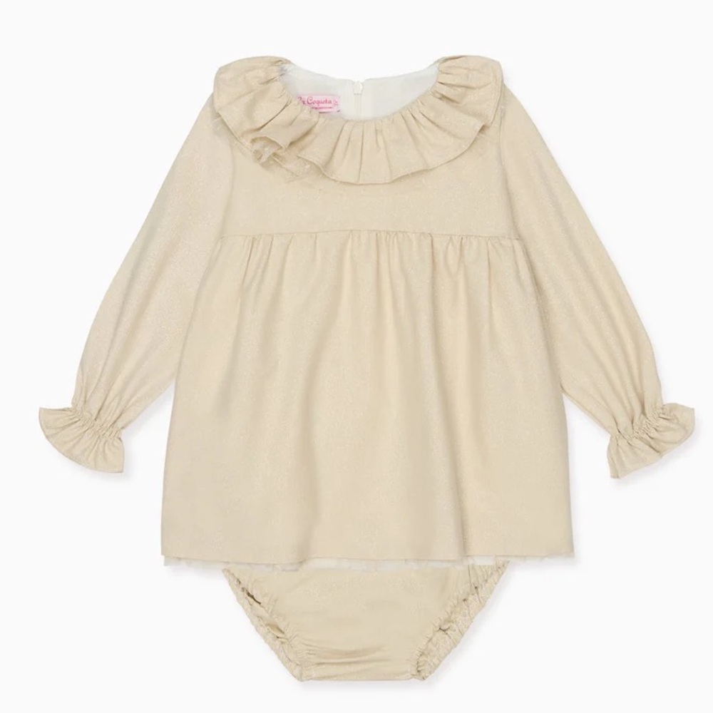 La Coqueta Gold Dress